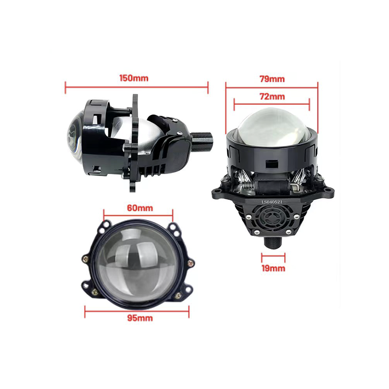 Bi-LED Фарове с лупи за вграждане 60W