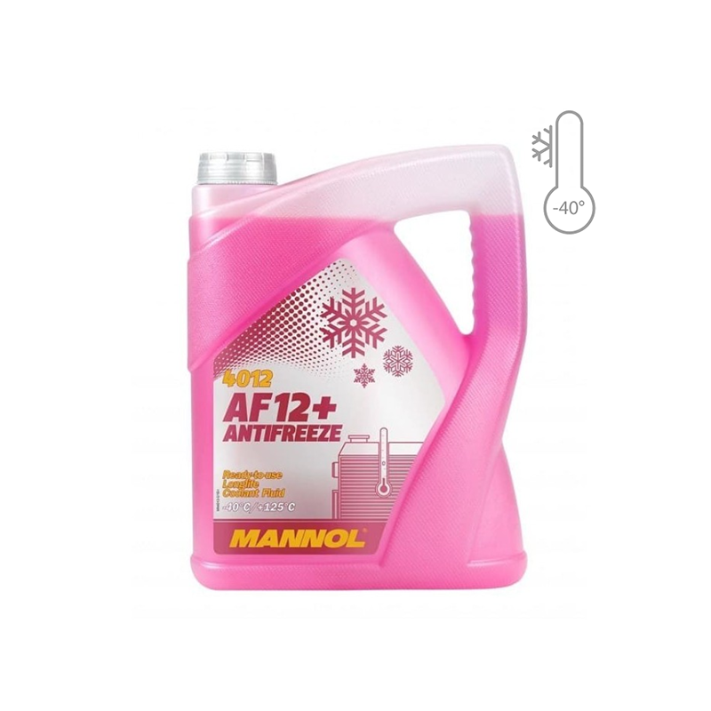 Frostschutzmittel rot Mannol AF12+ bis -40° 5l