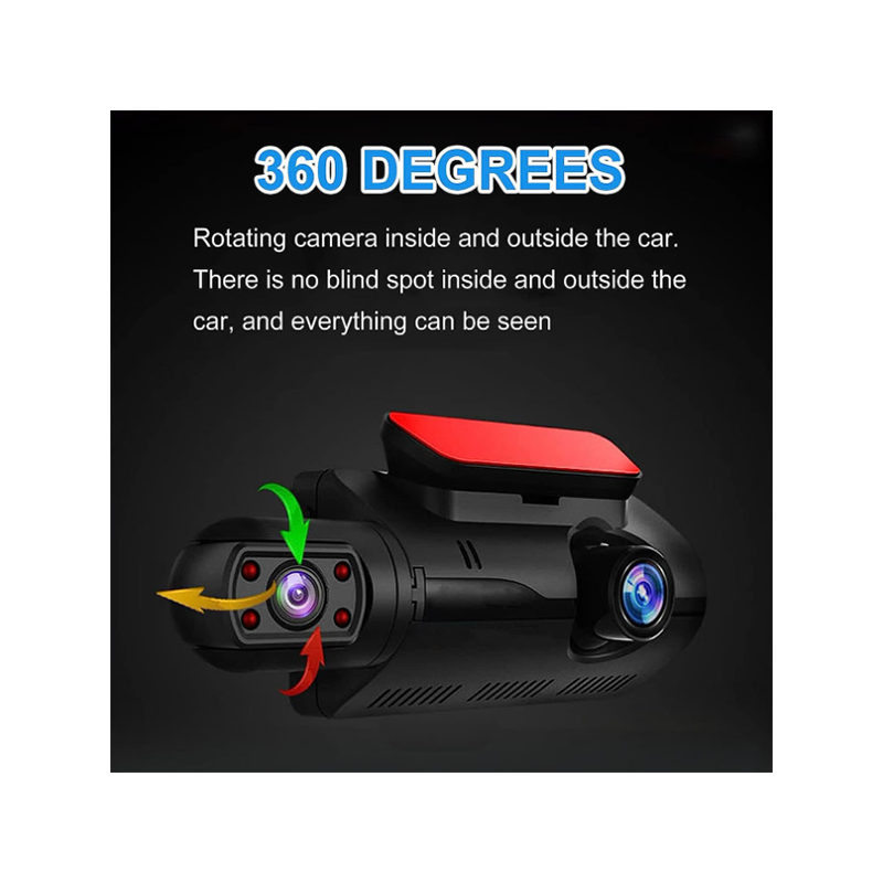 HD камера,видеорегистратор с двоен обектив 89766