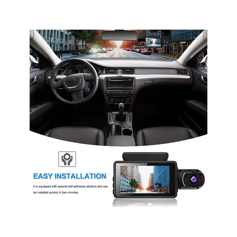 HD камера,видеорегистратор с двоен обектив 89766