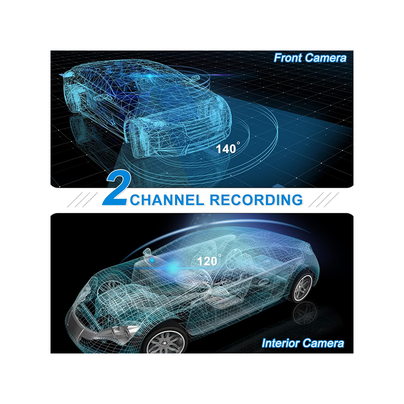 HD камера,видеорегистратор с двоен обектив 89766
