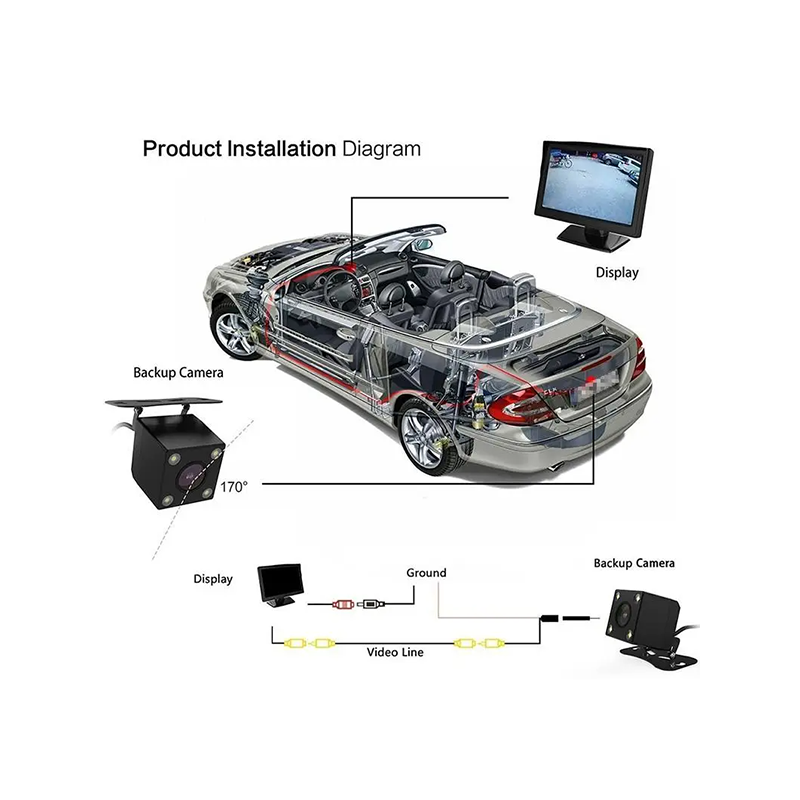 HD Камера с лампичка за заден ход 3131