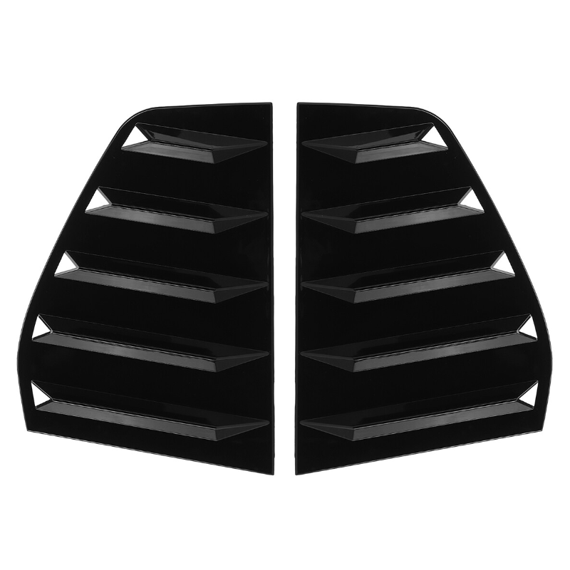 Sportliche Tuning-Gitter für die hinteren Seitenfenster für VW Golf 6 MK6 GTI R 2010-2014.