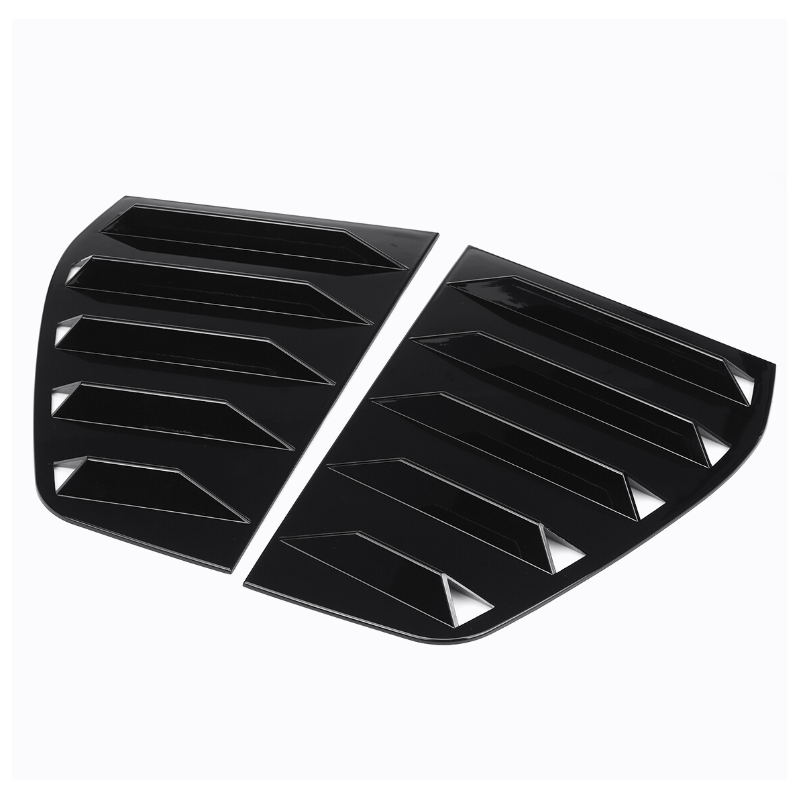 Sportliche Tuning-Gitter für die hinteren Seitenfenster für VW Golf 6 MK6 GTI R 2010-2014.